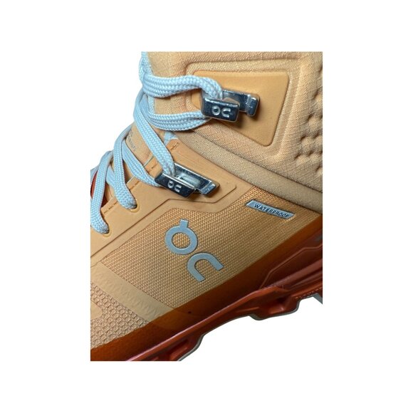 On Cloudrock 2 Waterproof Hiking Shoes Women's Size 6 New in box Copper - Picture 8 of 11